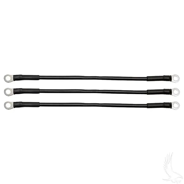Battery Cable SET, Includes (3) 12" 6 gauge, E-Z-Go RXV 08+ Redhawk