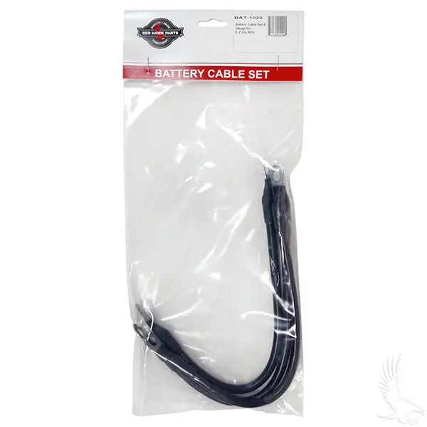 Battery Cable SET, Includes (3) 12" 6 gauge, E-Z-Go RXV 08+ Redhawk
