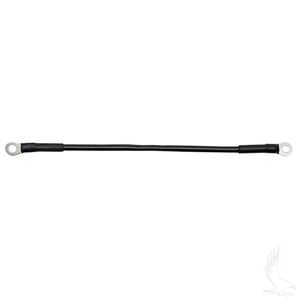 Battery Cable, 12" 6 gauge black Redhawk