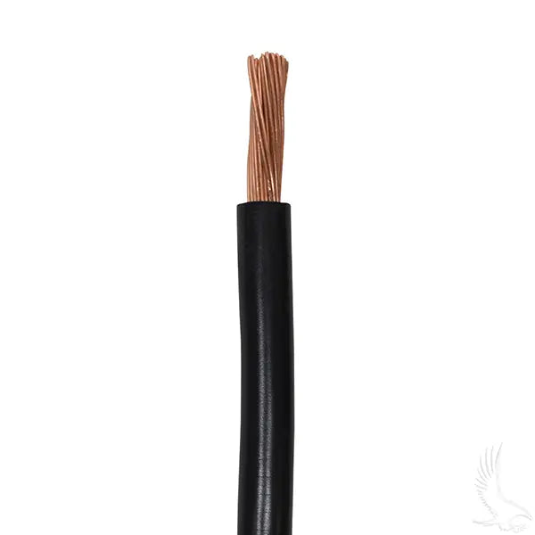 Battery Cable, 16" 6 gauge black Redhawk