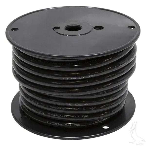 Battery Cable, 4 Gauge, 50 Foot Redhawk
