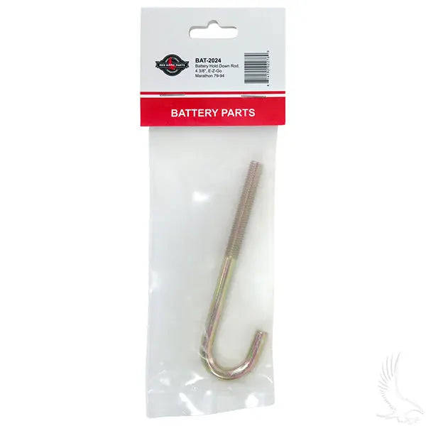 Battery Hold Down Rod, 4 3/8", E-Z-Go Marathon 79-94 Redhawk