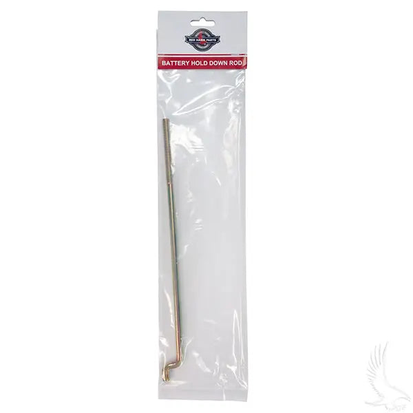Battery Hold Down Rod, Z-hook 10", E-Z-Go TXT/Med 94+ Redhawk