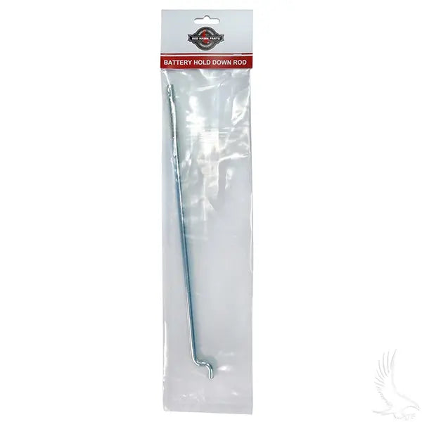 Battery Hold Down Rod, Z-hook 11.625", Club Car DS Electric 81+ Redhawk