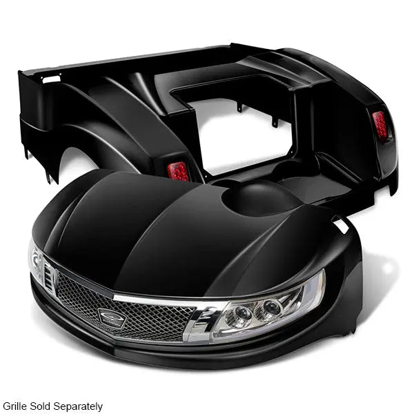 DoubleTake Phoenix Body Kit with Street Legal LED Light Kit, E-Z-Go RXV 08+, Black DoubleTake