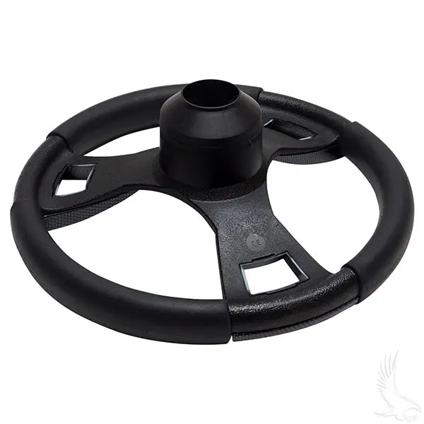 Fontana Steering Wheel, Carbon Fiber, Club Car DS Hub 84+ Redhawk