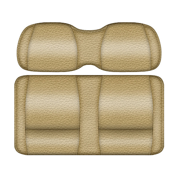 DoubleTake Veranda Front Cushion Set, E-Z-Go RXV 08+, Sand/Sand