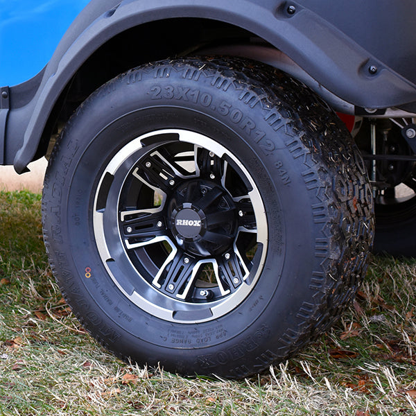 RHOX RX286, Machined Matte Black, 12x7 ET-25