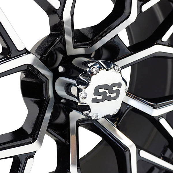 RHOX RX381, Machined Gloss Black, 14x7 ET-25