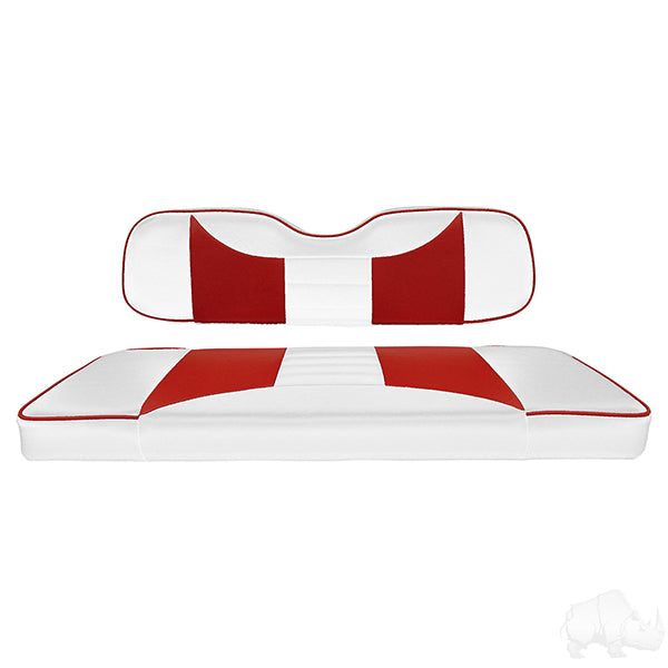 Lakeside Buggies RHOX Rhino Aluminum Seat Kit, Rally White/Red, E-Z-Go RXV 08+- SEAT-465WR-R Rhox NEED TO SORT
