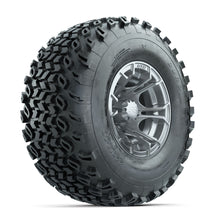 GTW Spyder Silver Brush 10 in Wheels with 22x11-10 Duro Desert All Terrain Tires  Full Set