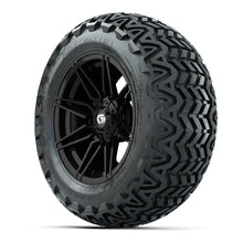 GTW® Stealth Gloss Black 14 in Wheels with 23x10-14 Predator All-Terrain Tires – Full Set