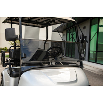 RedDot EZGO RXV Tinted Folding 1/4" Windshield with Rubber Trim (Years 2024-Up)