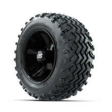 GTW Godfather Black 10 in Wheels with 18x9.50-10 Rogue All Terrain Tires – Full Set