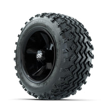 GTW Godfather Black 10 in Wheels with 18x9.50-10 Rogue All Terrain Tires  Full Set