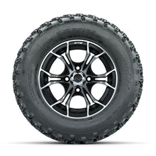 GTW Spyder Machined/Black 12 in Wheels with 23x10.00-12 Rogue All Terrain Tires  Full Set