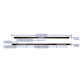 Red Dot Triple Track Versa Top Mounting Bar