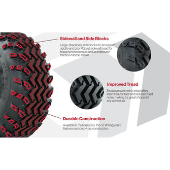 22x11.00-8 GTW Rogue All Terrain Tire