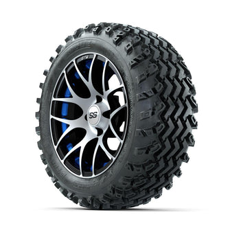 GTW Pursuit Blue 14 in Wheels with 23x10.00-14 Rogue All Terrain Tires – Full Set