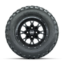 GTW Vortex Matte Black 12 in Wheels with 23x10.00-12 Rogue All Terrain Tires  Full Set