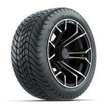 GTW Spyder Bronze/Matte Black 12 in Wheels with 215/35-12 Mamba Street Tires  Full Set