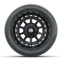 GTW Barricade Gloss Black 14 in Wheels with 205/30-14 Fusion Street Tires  Full Set