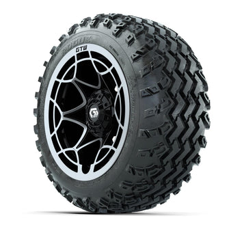 GTW® Nexus Gloss Black 12 in Wheels with 22x11.00-12 Rogue All-Terrain Tires – Full Set