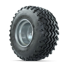 GTW Steel Silver 3:5 Offset 10 in Wheels with 22x11.00-10 Rogue All Terrain Tires  Full Set