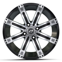 12" GTW Tempest Black with Machined Accents Wheel