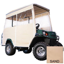 Sand 4-Passenger Track Style Vinyl Enclosure For Yamaha G29/Drive w/80" Custom CGI "Elite" Top