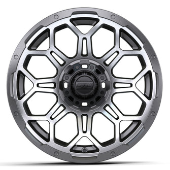 14" GTW Bravo Wheel (Matte Grey-Machined)