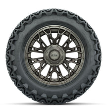 Set of (4) 14 in GTW Stellar Matte Bronze Wheels with 23x10-14 Predator All-Terrain Tires