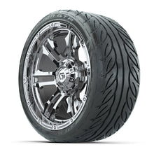 GTW Shogun Chrome 15 in Wheels with 215/40-R15 Fusion GTR Steel Belted Street Tires  Full Set