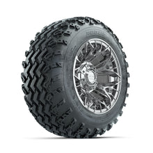 GTW Stellar Chrome 12 in Wheels with 22x11.00-12 Rogue All Terrain Tires  Full Set