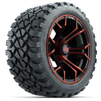 Set of (4) 14 in GTW Spyder Wheels with 23x10-14 GTW Nomad All-Terrain Tires PN# A19-558