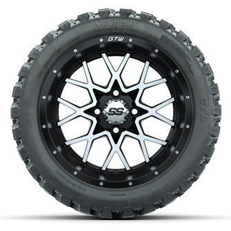 Set of (4) 14 in GTW Vortex Wheels with 23x10-14 GTW Nomad All-Terrain Tires