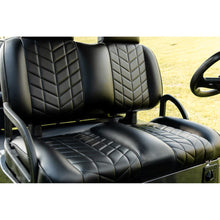 MadJax Aviator Club Car Precedent/Tempo/Onward Black Front Seat Cushions (Years 2012-Up)