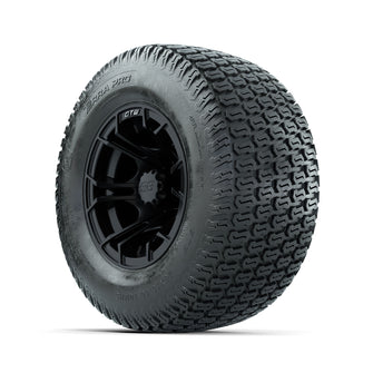 GTW Spyder Matte Black 10 in Wheels with 20x10-10 Terra Pro S-Tread Traction Tires  Full Set