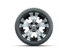 14ù GTW Vampire Black and Machined Wheels with GTW Mamba Street Tires  Set of 4