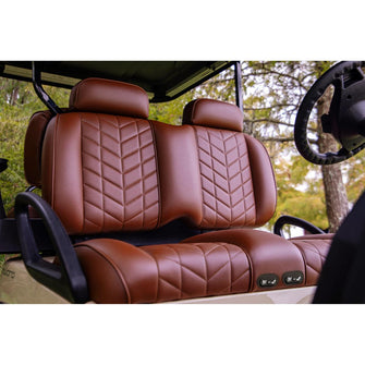 MadJax Aviator Club Car Precedent/Tempo/Onward Coffee Front Seat Cushions with Thermaflex (Years 2012-Up)