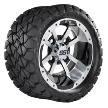 10" GTW Storm Trooper Black and Machined Wheels with 22" Timberwolf Mud Tires - Set of 4 PN# A19-322 GTW 