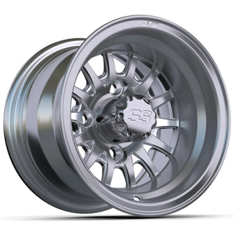 10&Prime; GTW&reg; Medusa Silver with Machined Accents Wheel PN# 19-155 GTW 