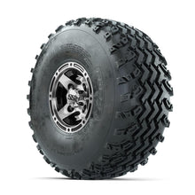 GTW Ranger Machined/Black 8 in Wheels with 22x11.00-8 Rogue All Terrain Tires – Full Set