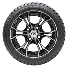 12” GTW Spyder Black and Machined Wheels with 18” Mamba Street Tires – Set of 4 PN# A19-378 GTW 