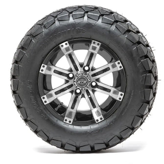 12” GTW Tempest Black and Machined Wheels with 22” Timberwolf Mud Tires – Set of 4 PN# A19-356 GTW 