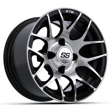 12″ GTW® Pursuit Black with Machined Accents Wheel GTW 