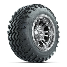 GTW Shogun Chrome 12 in Wheels with 22x11.00-12 Rogue All-Terrain Tires  Full Set