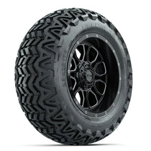 Set of (4) 14 in GTW® Volt Machined & Black Wheels with 23x10-14 Predator All-Terrain Tires