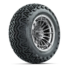 GTW® Boost Chrome 14 in Wheels with 23x10-14 Predator All-Terrain Tires – Full Set