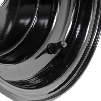 10" Black Steel Wheel (Centered)